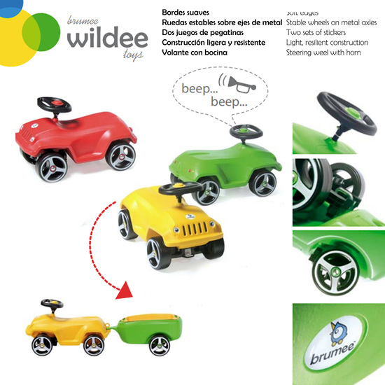 COCHE CORREPASILLOS WILDEE AMARILLO image 2