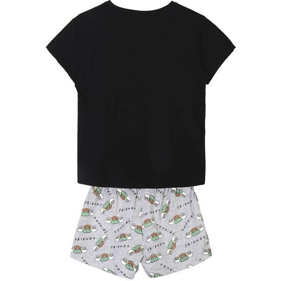 PIJAMA CORTO SINGLE JERSEY PUNTO FRIENDS DARK BLUE image 1