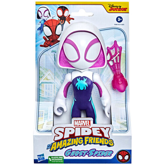 FIGURA GHOST SPIDER SPIDEY AMAZING FRIENDS MARVEL 22,5CM image 1