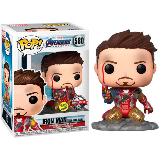 FIGURA POP MARVEL VENGADORES ENDGAME I AM IRON MAN EXCLUSIVE image 1