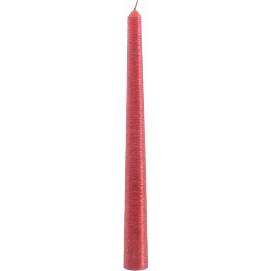 SET 4 VELAS ROJO 20 CM image 1