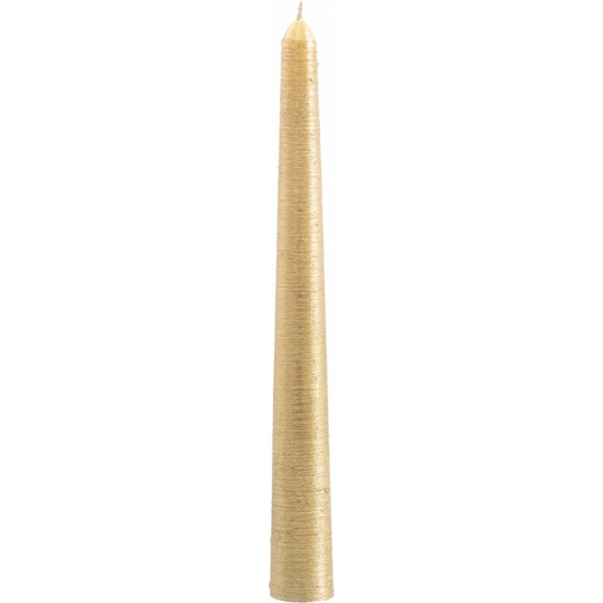 SET 4 VELAS ORO 20 CM image 1