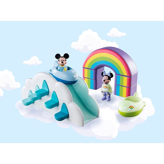 PLAYMOBIL 1.2.3 DISNEY: MICKEY Y MINNIE CASA EN LAS NUBES image 2