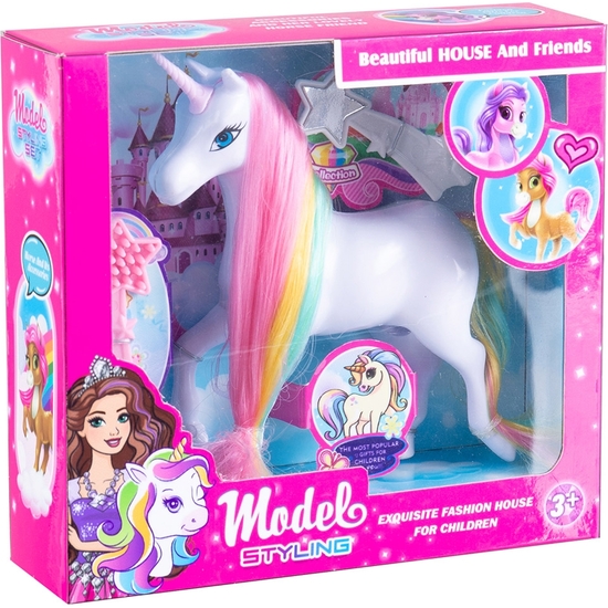 UNICORNIO 18 CM CON ACCESORIOS. CAJA 19X18 image 0
