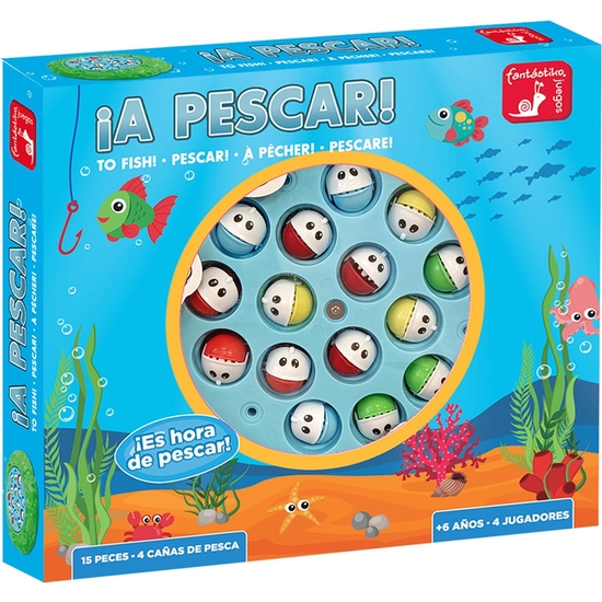 JUEGO PESCA PECES HABILIDAD ELÉCTRICO. CAJA 26X23 image 0