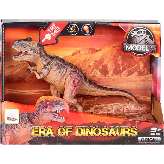 DINOSAURIO LUZ, SONIDO Y MOVIMIENTO 3 MODELOS SURTIDOS. CAJA 25X18 image 1