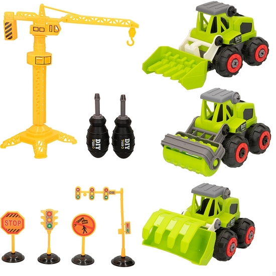 TRACTOR FRICCIÓN AUTOMONTABLE CON ACCESORIOS image 1