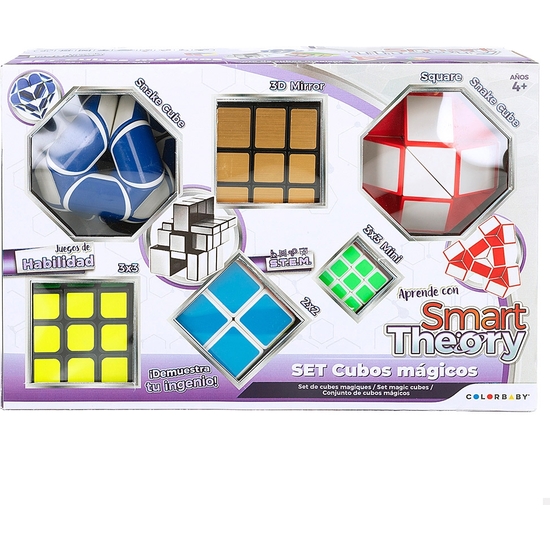 SET REGALO CON 6 CUBOS MÁGICOS DIFERENTES image 0