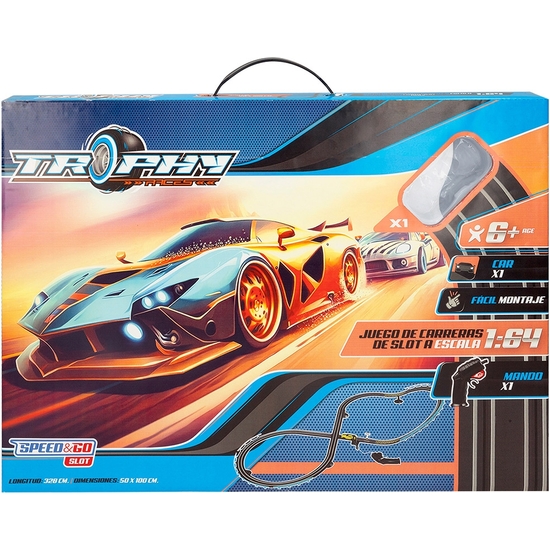 PISTA CIRUCÍTO ELÉCTRICA RACING CON COCHE CON LUZ image 1