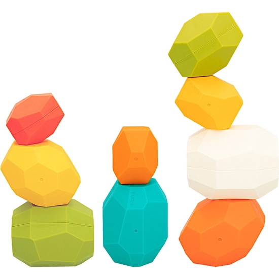 JUEGO 12 BLOSQUES APILABLES FORMAS Y COLORES image 1