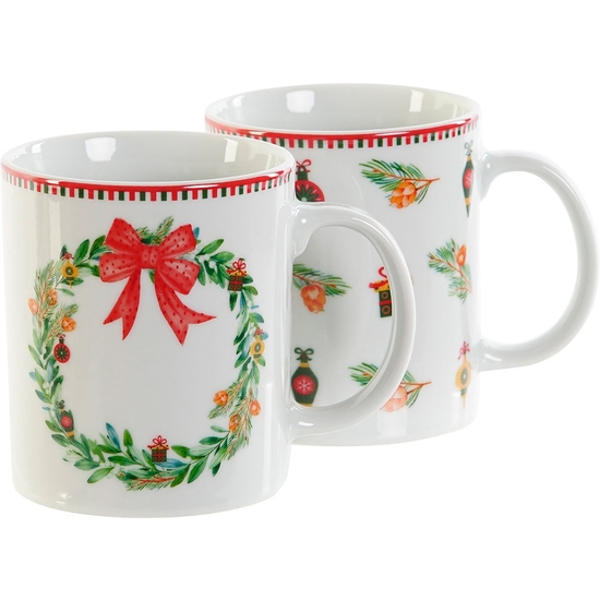 CAJA 12 TAZA MUG NAVIDAD 300 ML 2 MODELOS image 1