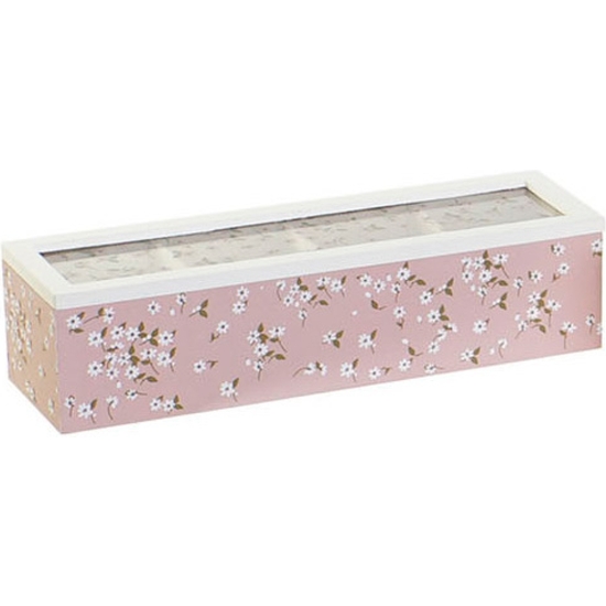 CAJA INFUSIONES MADERA DECORADO LIBERTY 30X9X8 - 4 MODELOS image 0