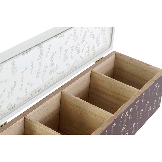 CAJA INFUSIONES MADERA DECORADO LIBERTY 30X9X8 - 4 MODELOS image 2