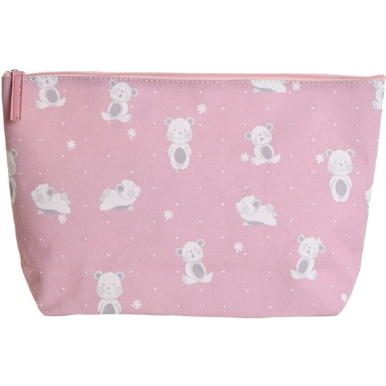 NECESER LIENZO OSOS BABY 33X21X8 AZUL Y ROSA image 0