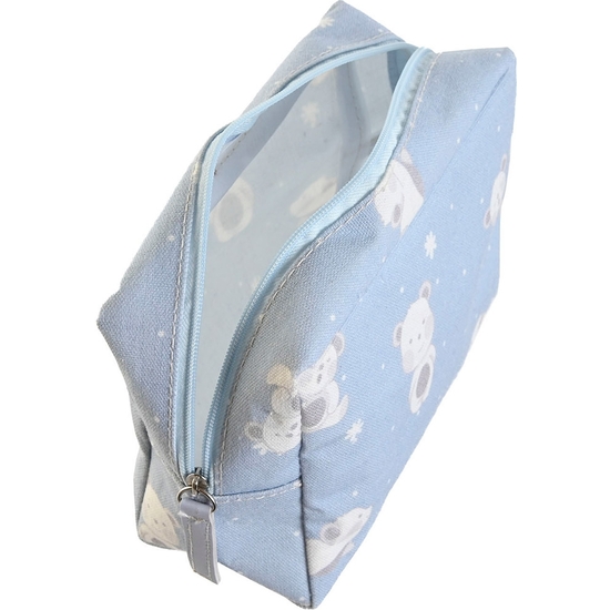NECESER LIENZO OSOS BABY 15X12X6 AZUL Y ROSA image 2