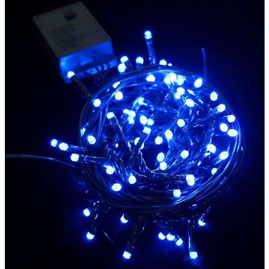 GUIRNALDA 240 LUCES LED AZUL MULTIFUNCIÓ 7 METROS image 0