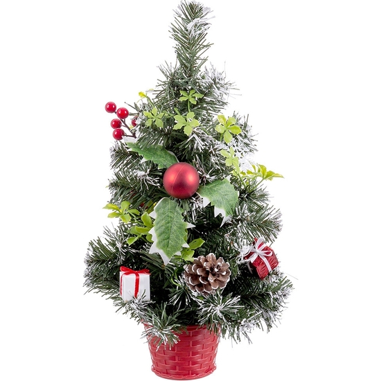 ÁRBOL NAVIDAD DECORADO SOBREMESA 40 CM image 0
