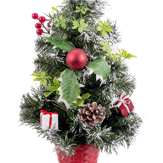 ÁRBOL NAVIDAD DECORADO SOBREMESA 40 CM image 1