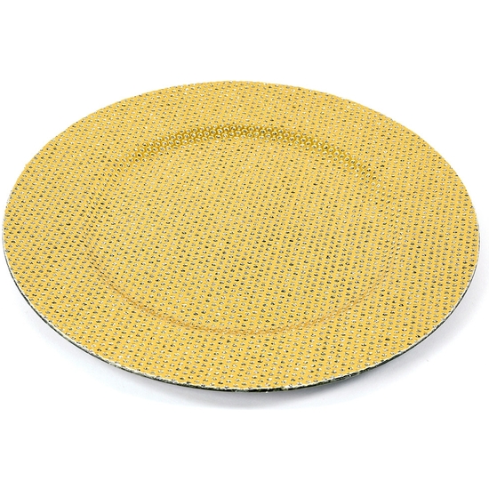 BAJOPLATO ORO PROLIPOPILENO 33 CM image 0
