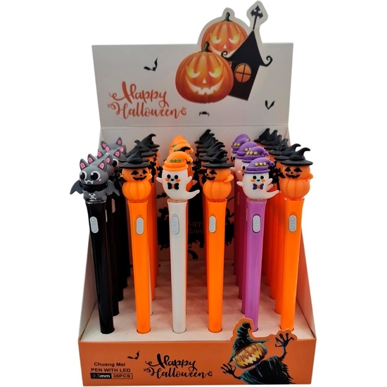 BOL GRAFO HALLOWEEN CON LUZ - 4 MODELOS image 2