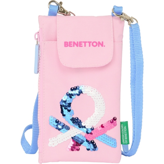 MONEDERO PORTAMOVIL BENETTON "PINK" image 0