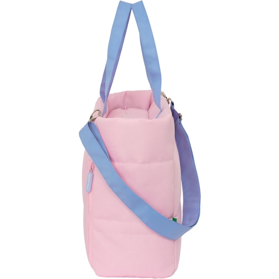 BOLSO CON BOLSILLO PARA PORTATIL 14,1 BENETTON "PINK" image 2