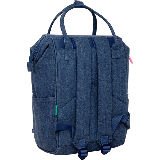 MOCHILA CON ASAS PARA PORTATIL 13" BENETTON "DENIM" image 1