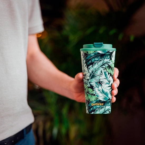 QUOKKA VASO CAFE DOBLE PARED PP JUNGLE 450 ML image 1