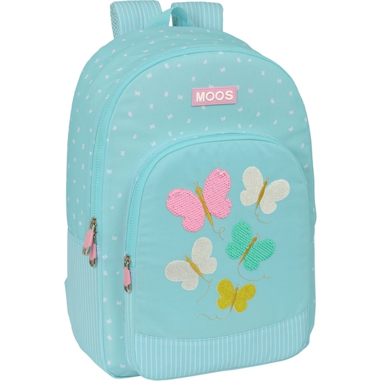 MOCHILA ADAPT.CARRO RECICLADO MOOS "BUTTERFLIES" image 0