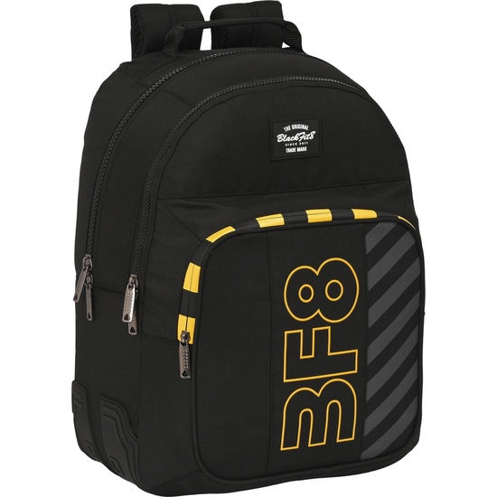 MOCHILA DOBLE ADAPT.CARRO RECICLADO BLACKFIT8 "ZONE" image 0