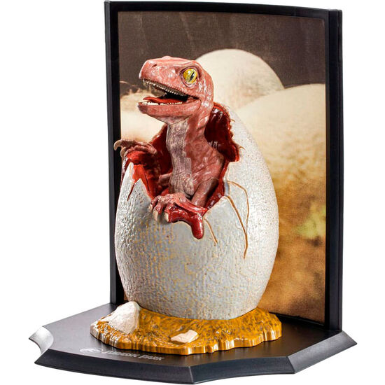 ESTATUA RAPTOR EGG JURASSIC PARK 12CM image 3