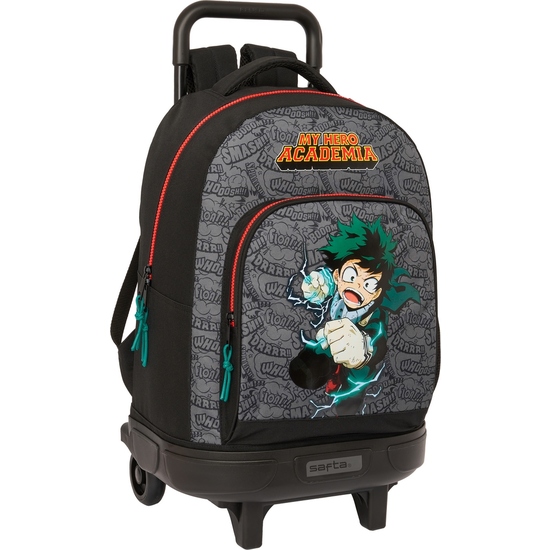 MOCHILA GDE. C/RUEDAS COMPACT EXTRAIBLE MY HERO ACADEMIA image 0