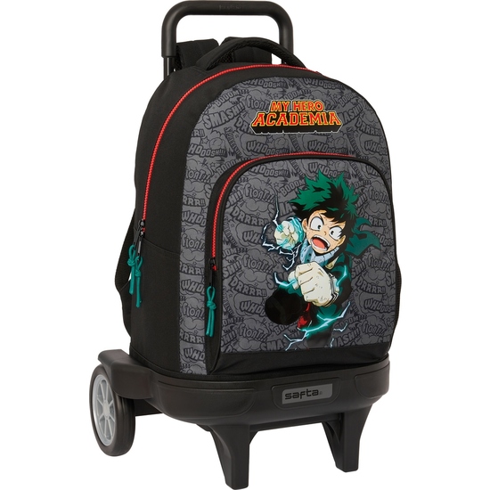 MOCHILA GDE. C/RUEDAS COMPACT EVOL. EXT. MY HERO ACADEMIA image 0