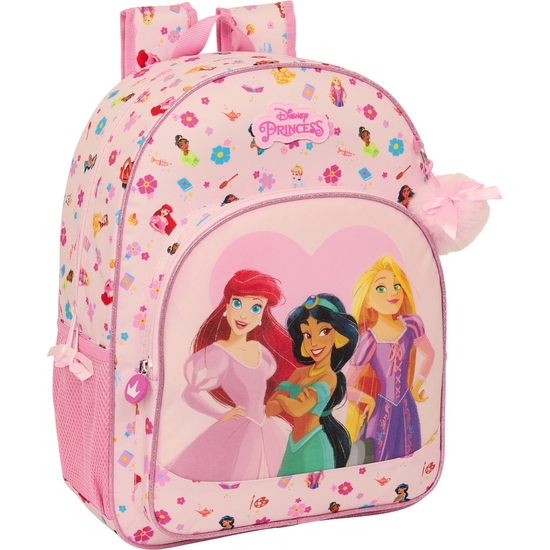 MOCHILA DE 33 CM ADAPT.CARRO PRINCESAS DISNEY "SUMMER ADVENTURES" image 0