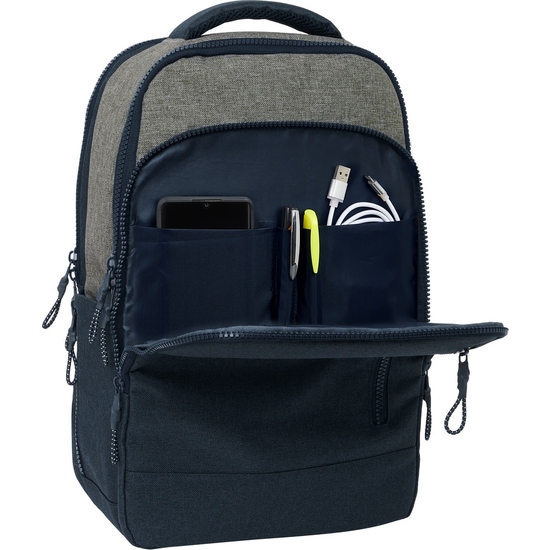 MOCHILA PORTATIL 15,6"+TABLET+USB KAPPA "DARK NAVY" image 4