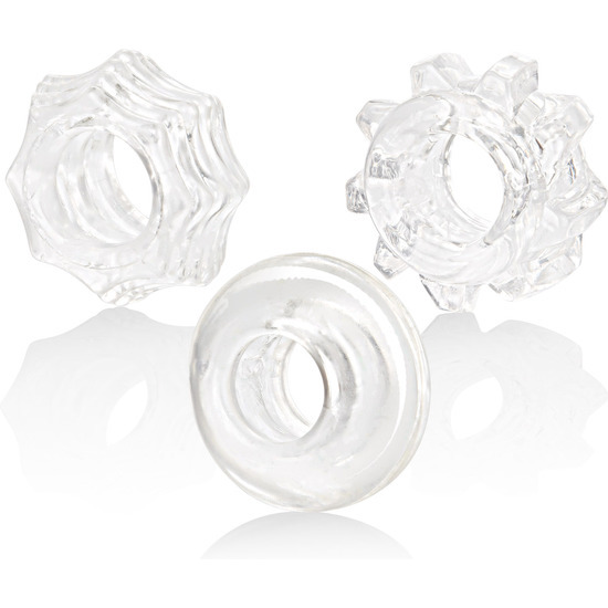 REVERSIBLE RING SET CLEAR image 0