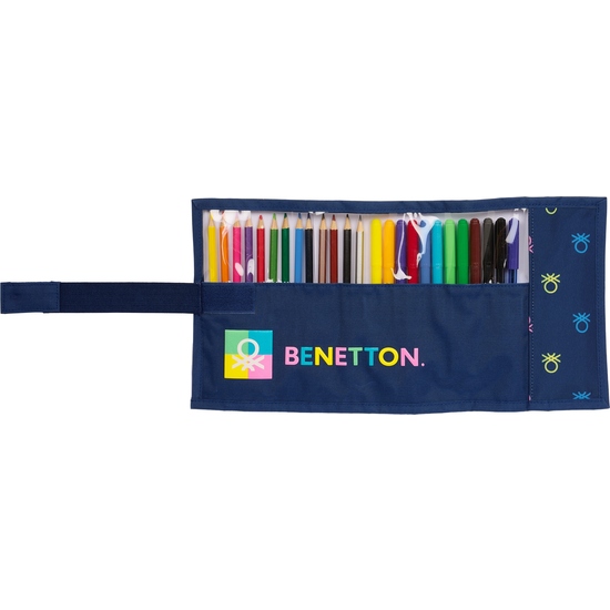 PLUMIER ENROLLABLE 27 PCS. BENETTON "COOL" image 1