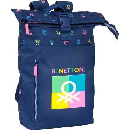 MOCHILA SOLAPA PARA PORTATIL 15,6 BENETTON "COOL" image 0