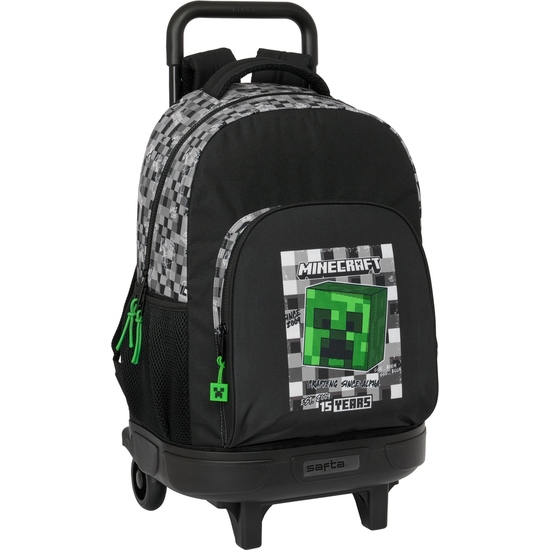 MOCHILA GDE. C/RUEDAS COMPACT EXTRAIBLE MINECRAFT image 0