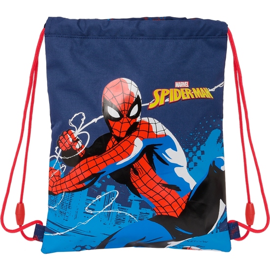 SACO PLANO JUNIOR SPIDER-MAN "NEON" image 0