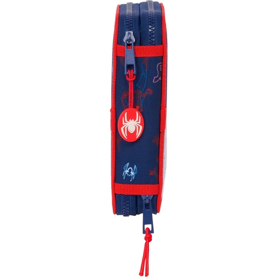 PLUMIER DOBLE PQÑO 28 PCS SPIDER-MAN "NEON" image 2