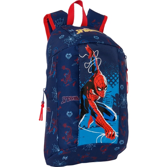 MINI MOCHILA CREMALLERA VERTICAL SPIDER-MAN "NEON" image 0