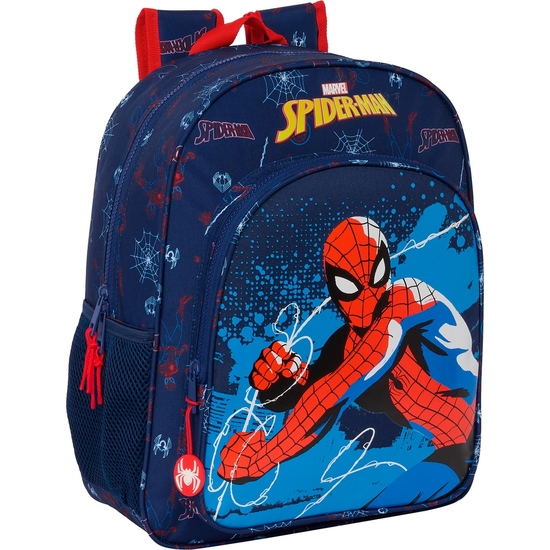 MOCHILA JUNIOR ADAPT.CARRO SPIDER-MAN "NEON" image 0