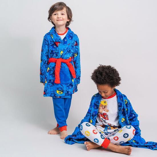 BATÍN CORAL FLEECE PAW PATROL BLUE image 3