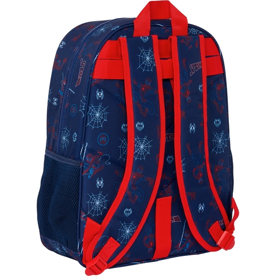 MOCHILA DE 33 CM ADAPT.CARRO SPIDER-MAN "NEON" image 1