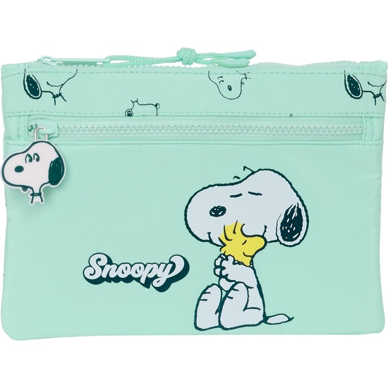 PORTATODO GDE. 2 CREMALLERAS SNOOPY "GROOVY" image 0