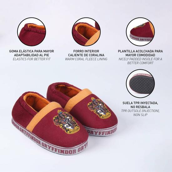 ZAPATILLAS DE CASA FRANCESITA HARRY POTTER DARK RED image 4