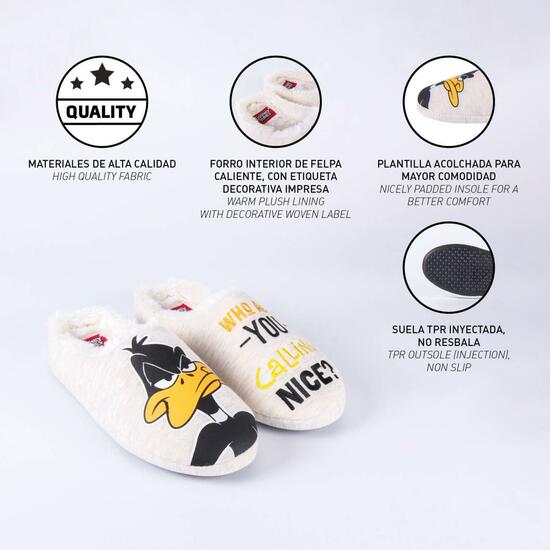 ZAPATILLAS DE CASA ABIERTA LOONEY TUNES LIGHT GRAY image 4