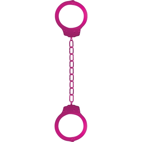 METAL ANKLE CUFFS - PINK image 0
