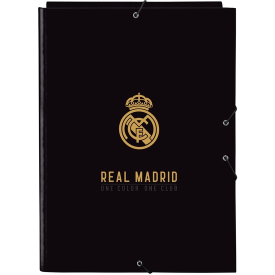 CARPETA FOLIO 3 SOLAPAS REAL MADRID 3ª EQUIPACION image 0